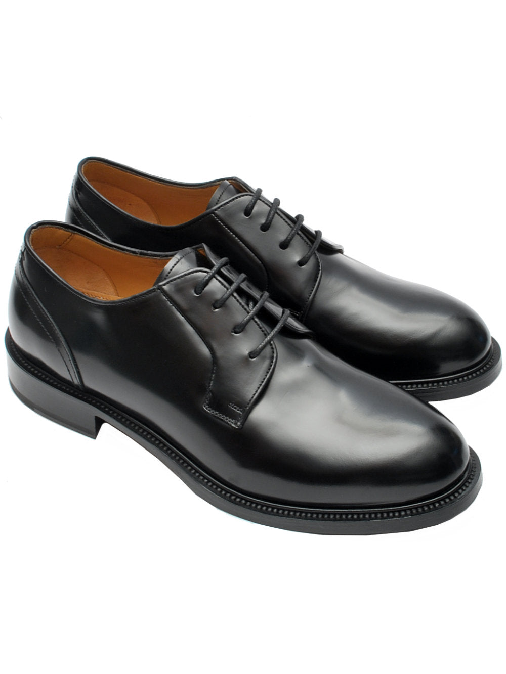Derby Uomo Piero Casari 242 - Vitello Spazzolato Nero Ai25 - Calzature Nucca