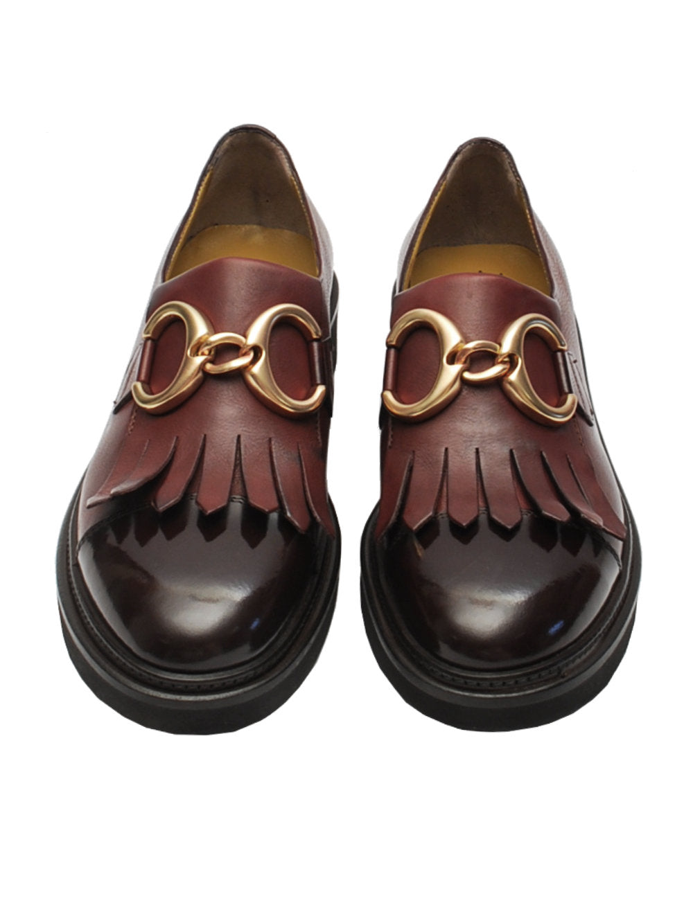 Piero Casari mocassino con accessorio bordò 518 ai24