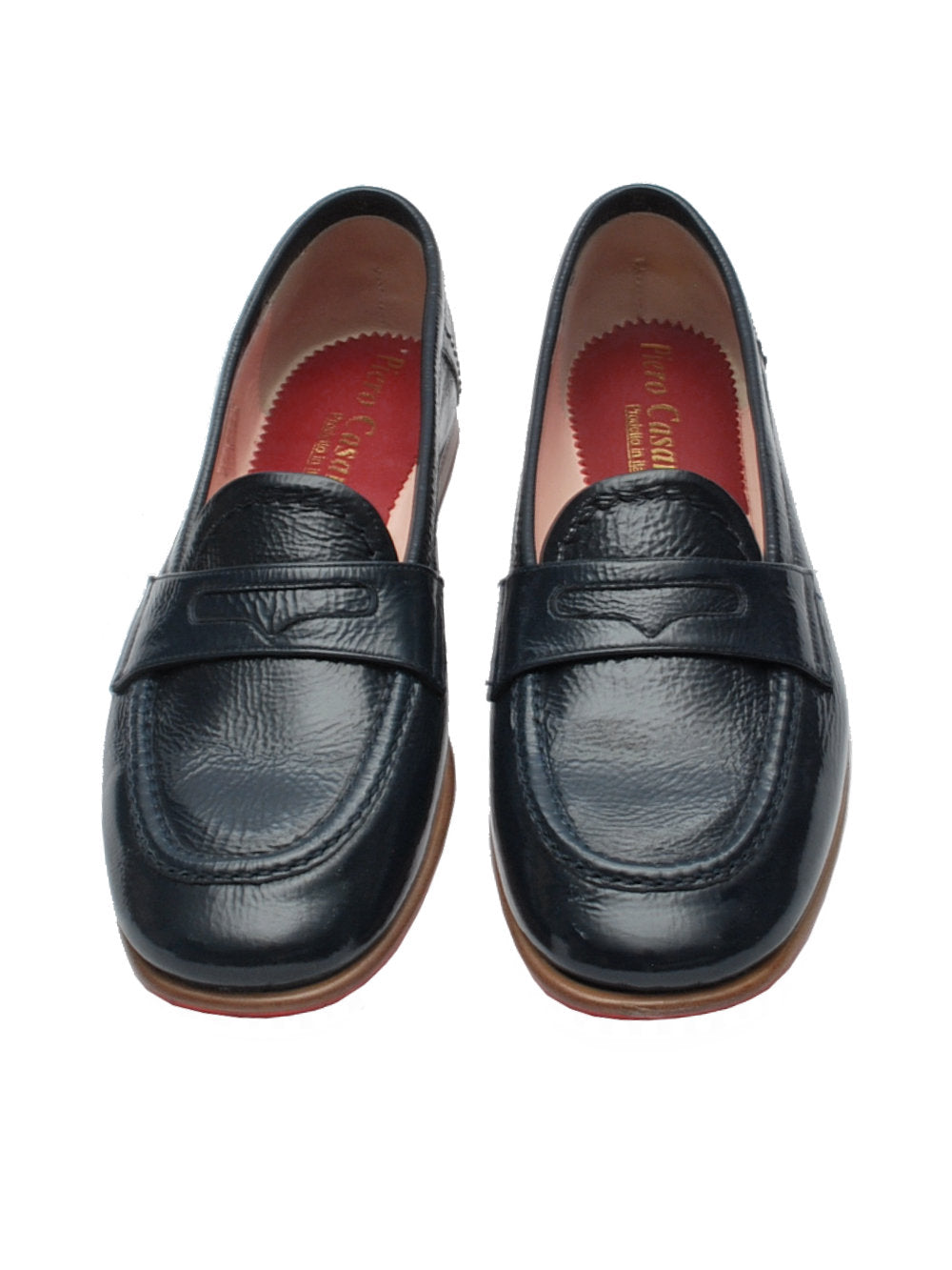 Mocassini Donna Piero Casari 533 Verlux Blu Pe25 - Calzature Nucca