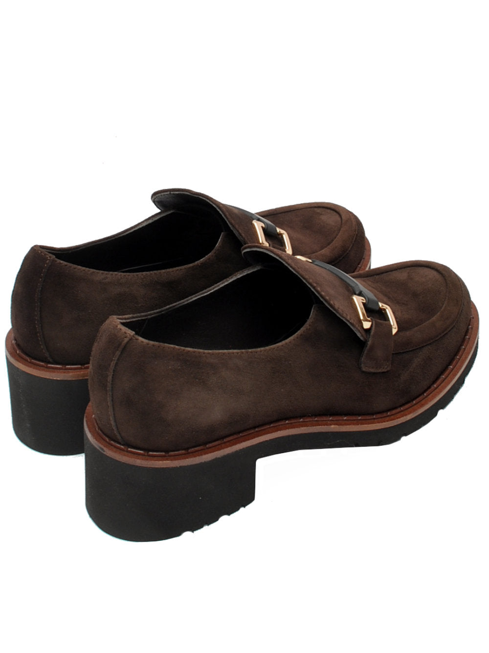 Mocassino Donna Piero Casari 726 - Camoscio Moro Ai26