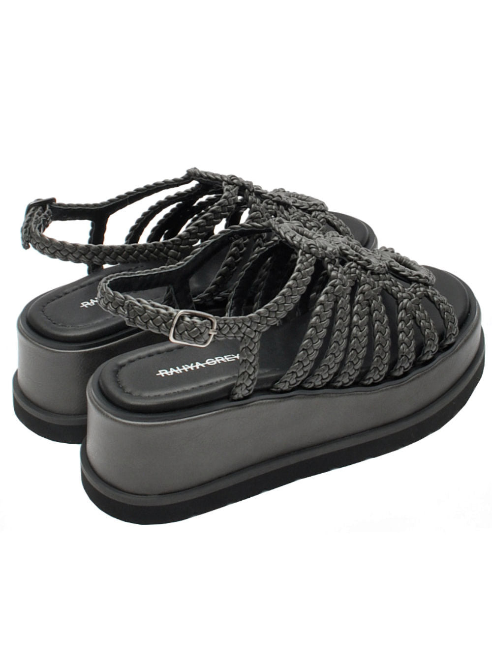 Rahya Grey sandalo intrecciato rg0406 black pe24