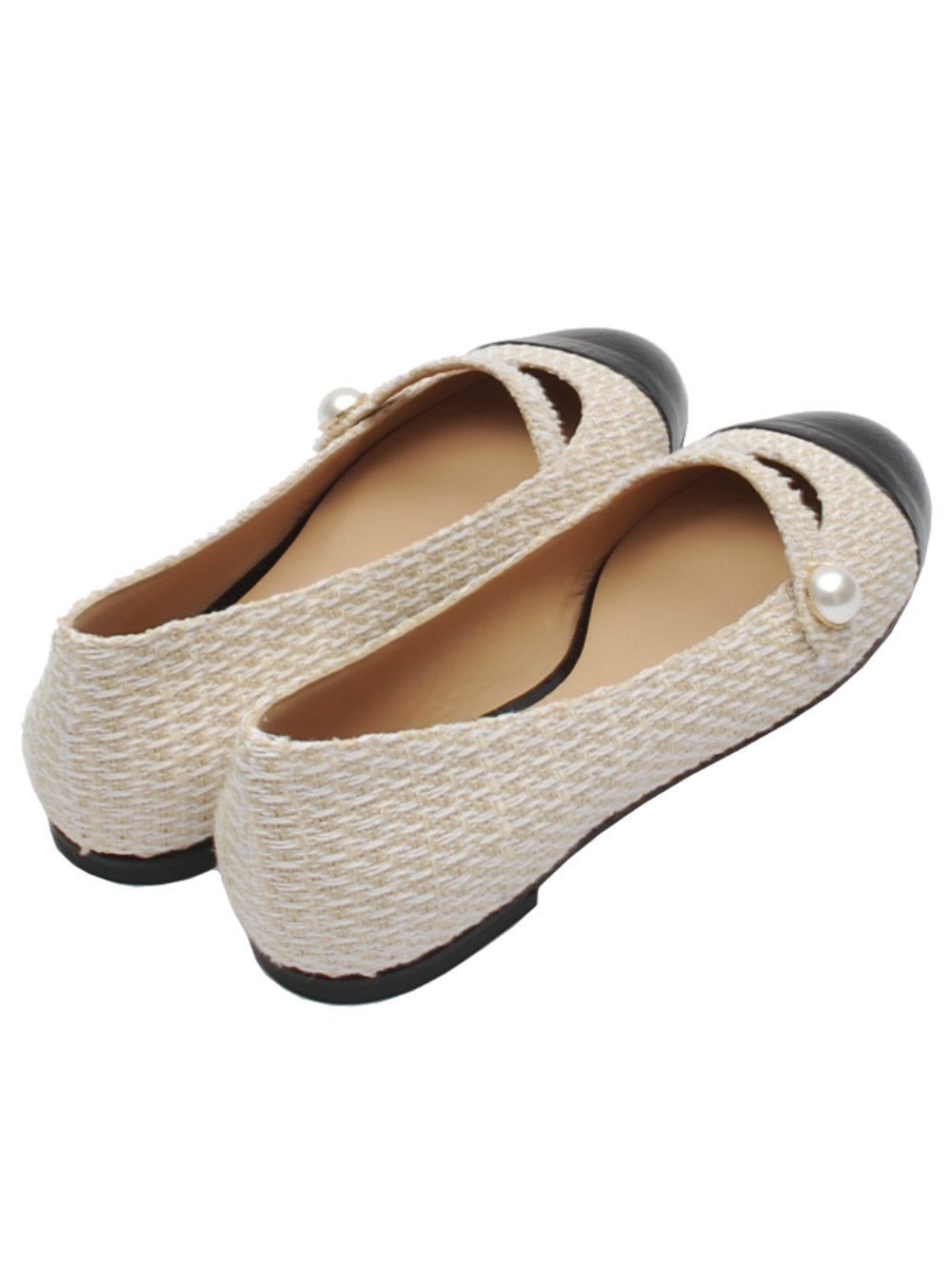 Roberto Festa ballerina tweed cream divy pe24