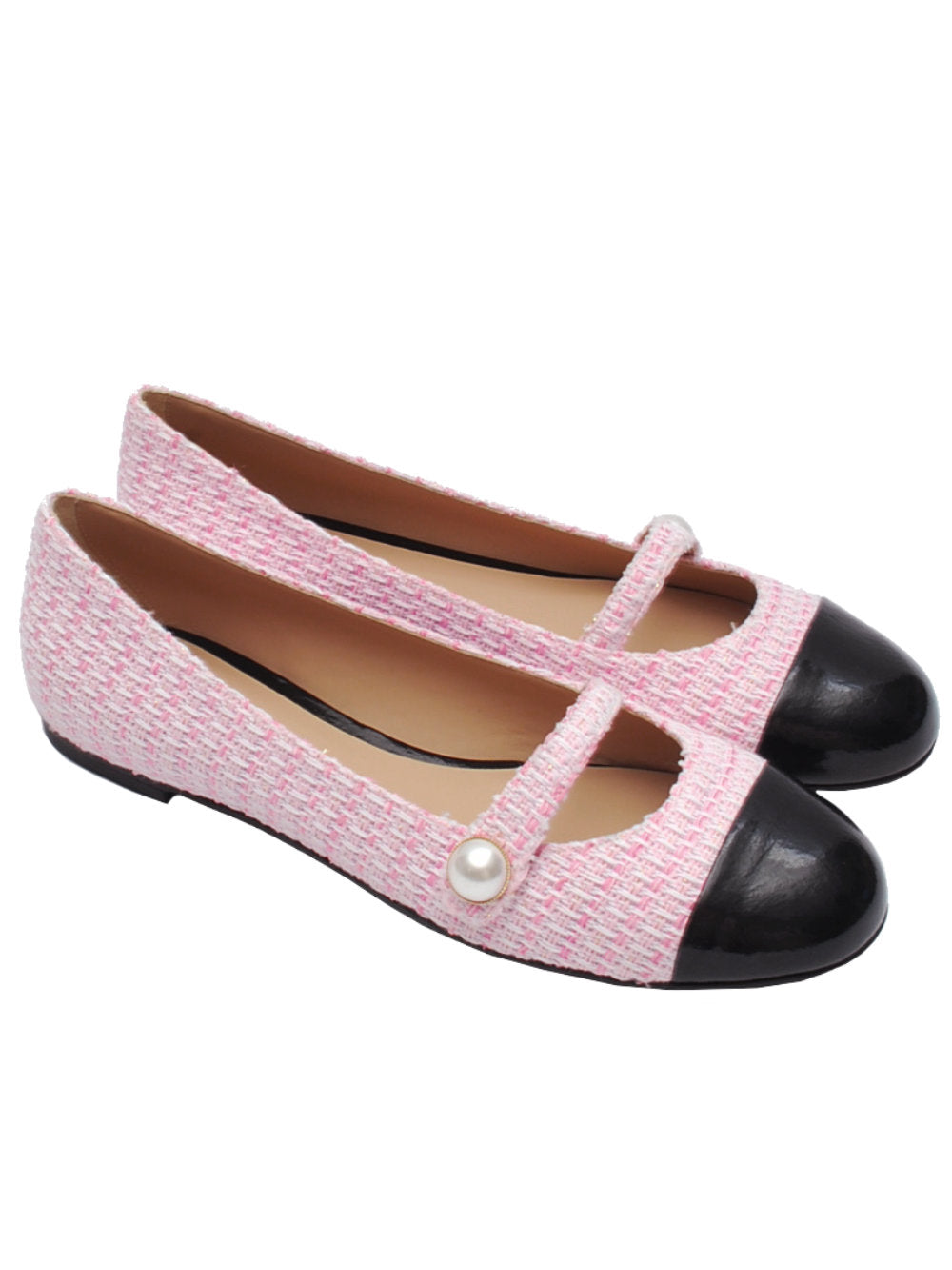 Roberto Festa ballerina tweed pink divy pe24