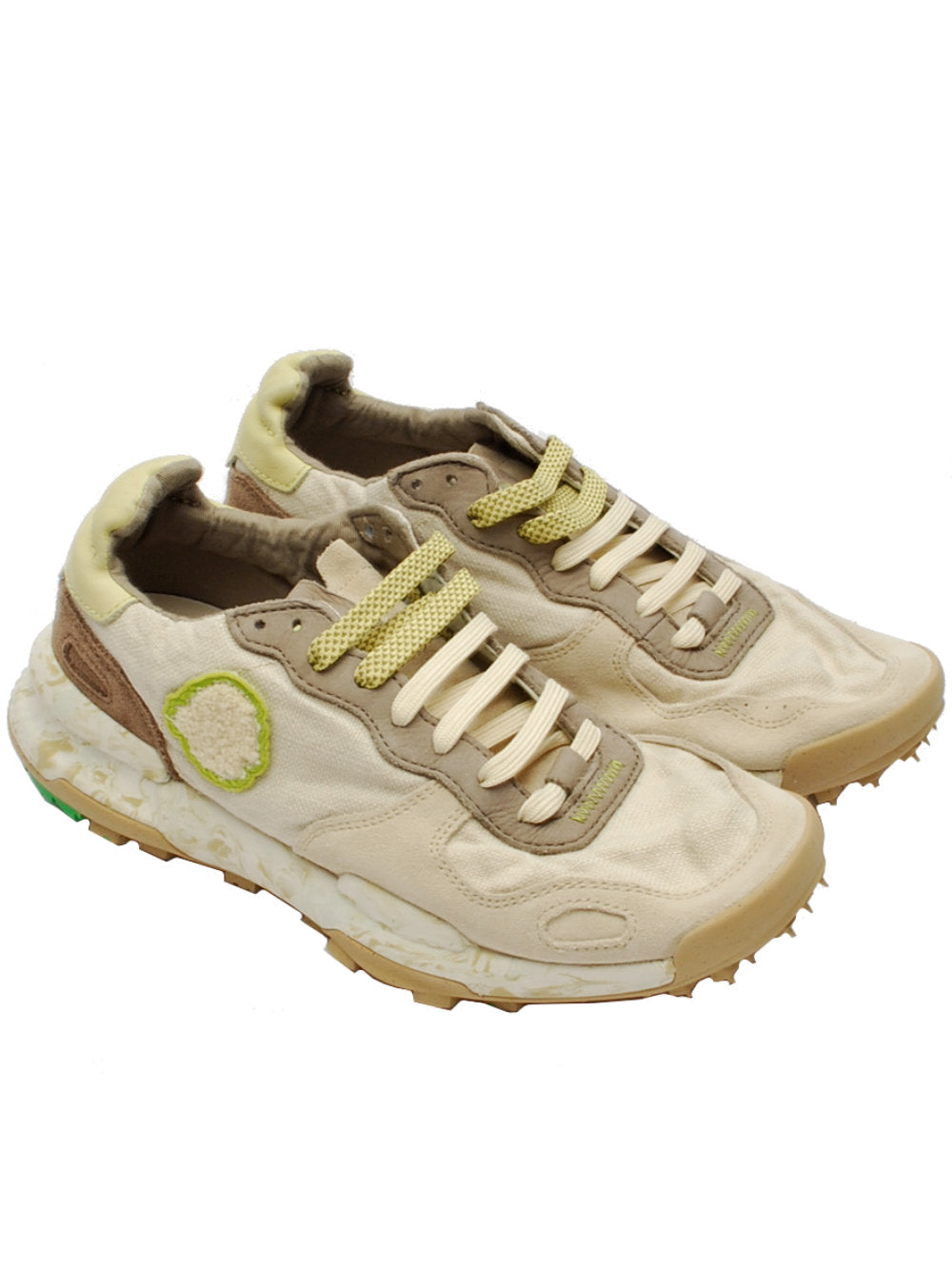 Sneakers Uomo Satorisan Chacrona Linen 110107 Chantilly Cream Pe25 - Calzature Nucca