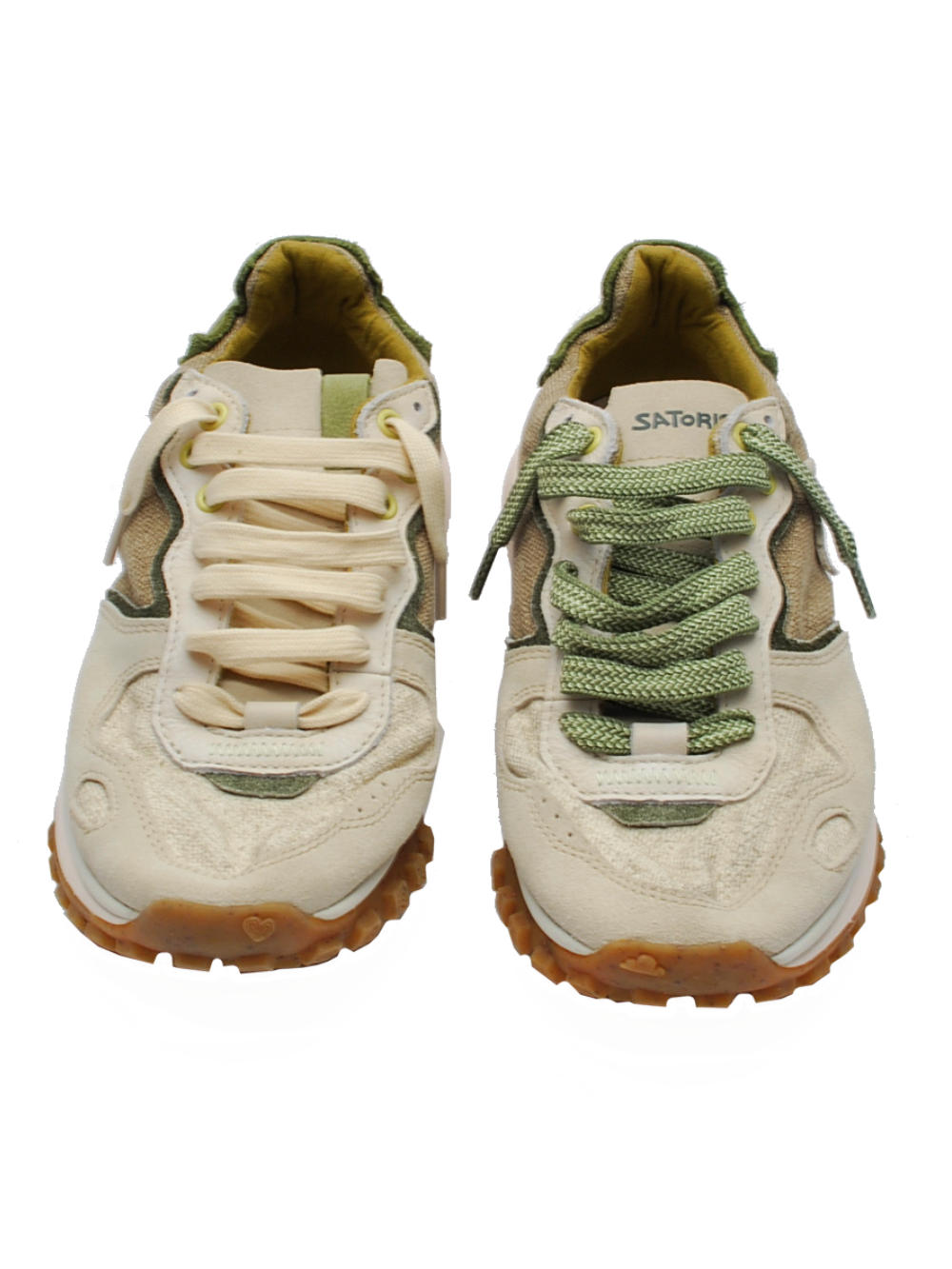 Sneakers Uomo Satorisan Chacrona Metta 110117 Lino Whitewisp Algue Pe25 - Calzature Nucca