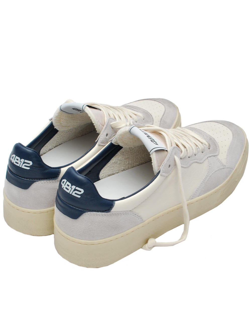 Sneakers Uomo 4B12 Hyper U3002 White Blue Pe26