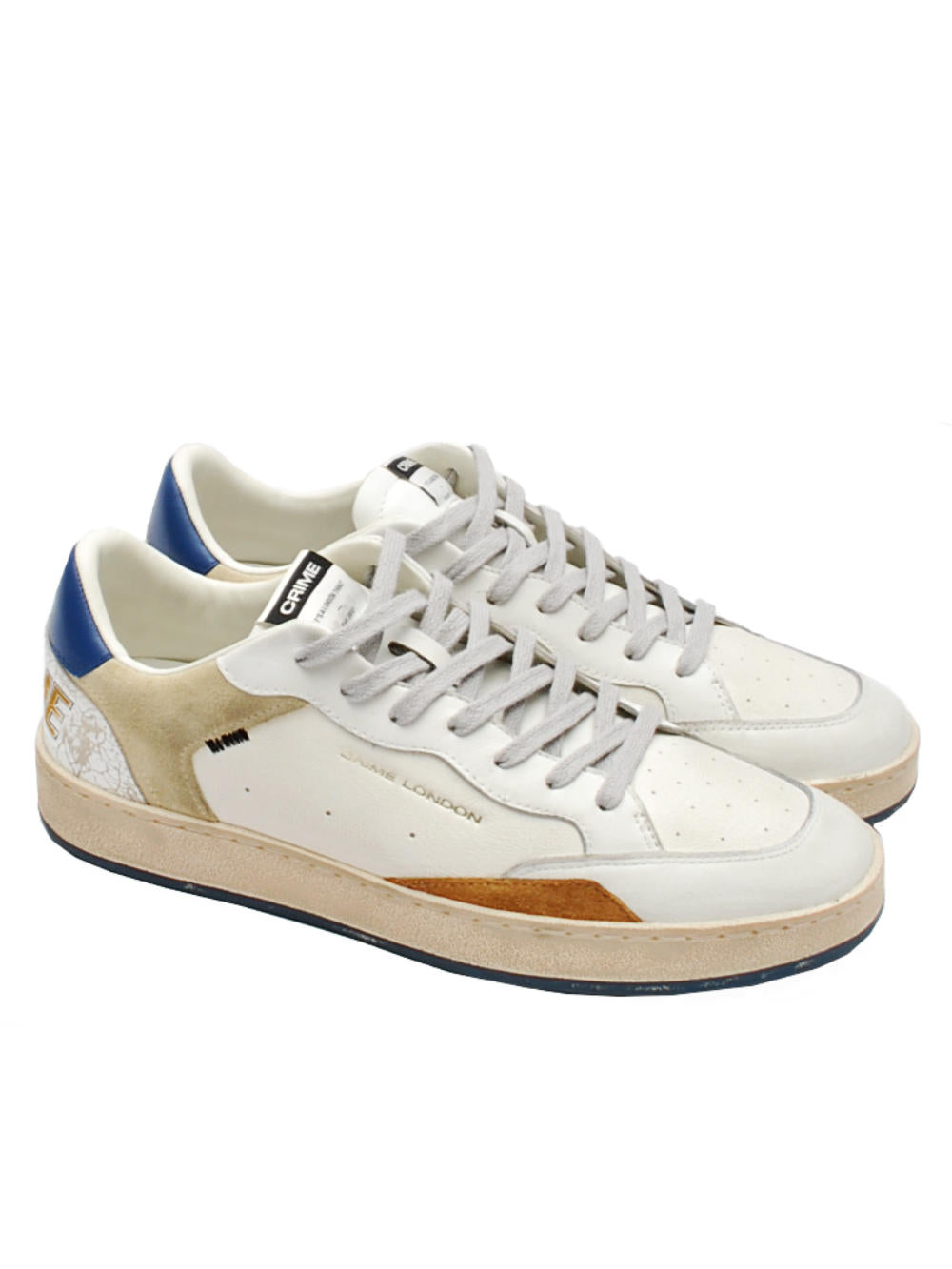 Sneakers Uomo Crime London Chelsea Bianco 11201 ai25 Calzature Nucca