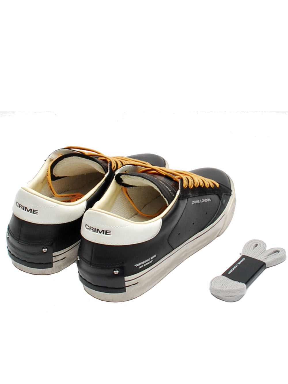 Sneakers Uomo Crime London Distressed 2.0 Nero 11074 ai25 Calzature Nucca