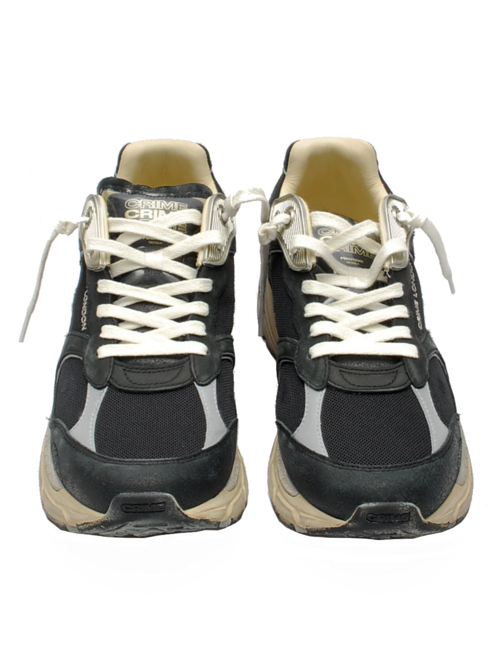 Sneakers Uomo Crime London Fugitive Nero 14302 ai25 Calzature Nucca