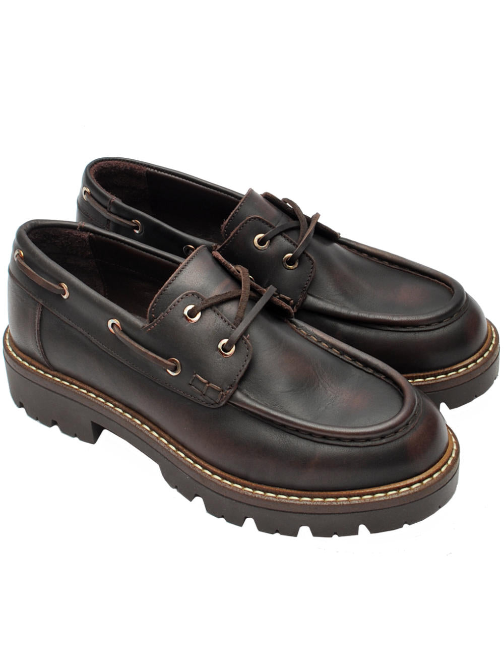 Barca Donna Stokton Rochelle 004 Vitello Dark Brown Ai26