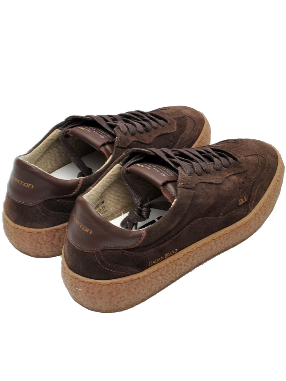 Sneakers Uomo Stokton Venus U010 Suede Coffee Ai26