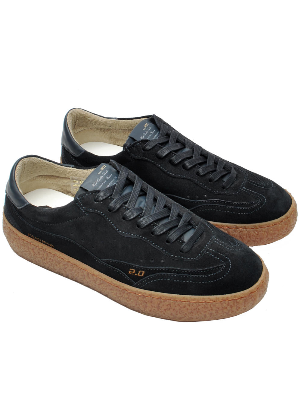 Sneakers Uomo Stokton Venus U010 Suede Navy Ai26
