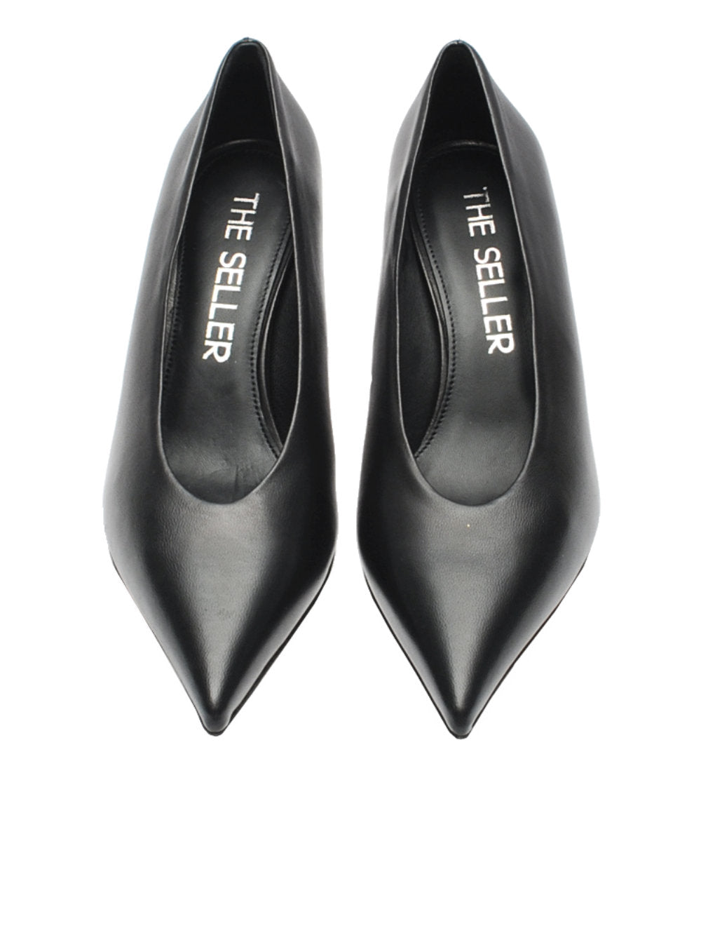 Décolleté The Seller SE2016 - Tacco 7cm in Nappa Nera Ai25 - Calzature Nucca