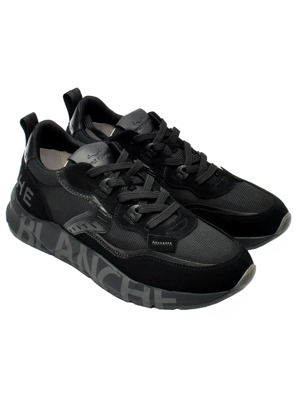 Sneakers Voile Blanche Club01 Suede Nylon - Black (Cod. 0a01) ai25 - Calzature Nucca