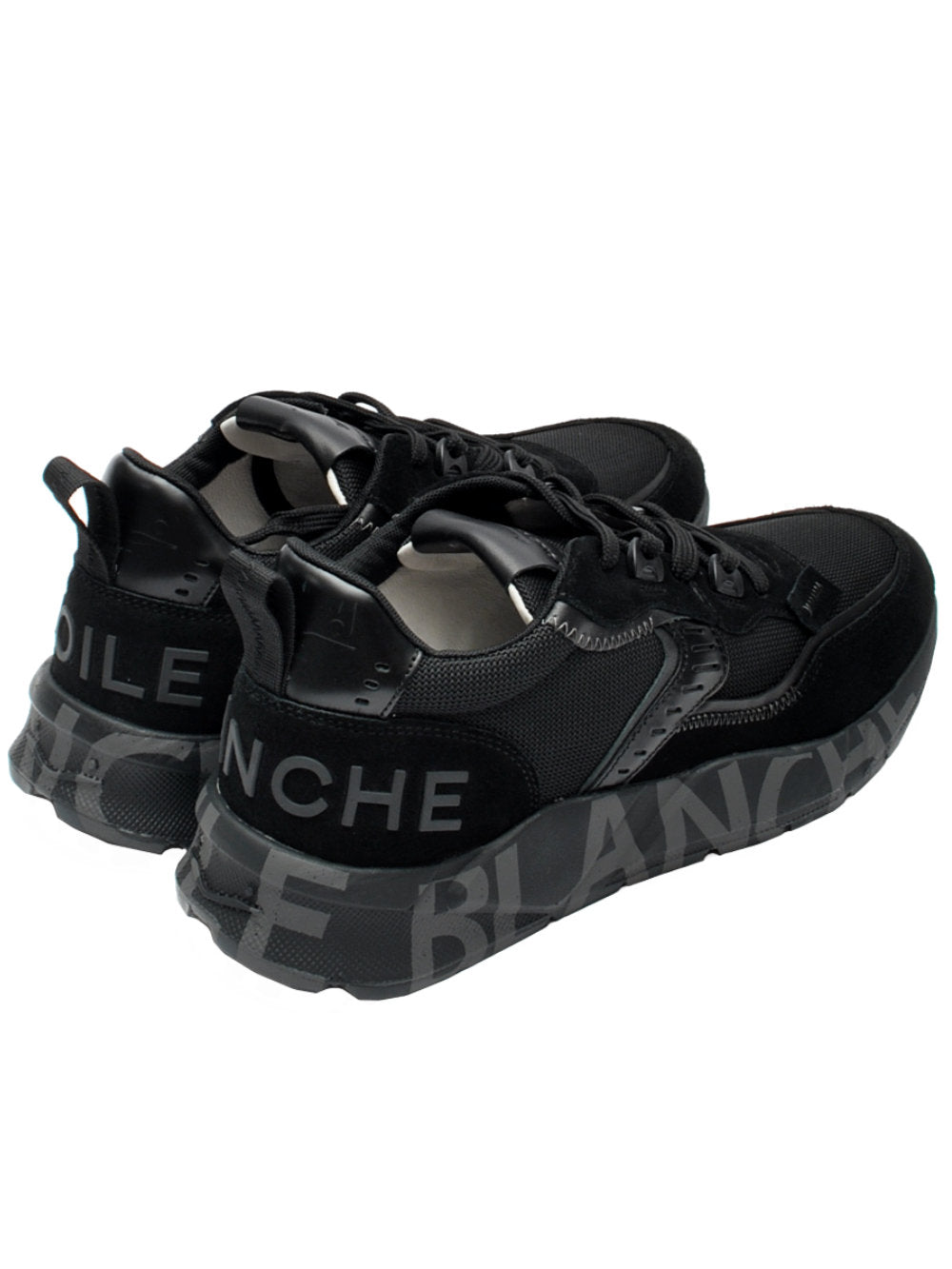 Sneakers Voile Blanche Club01 Suede Nylon - Black (Cod. 0a01) ai25 - Calzature Nucca