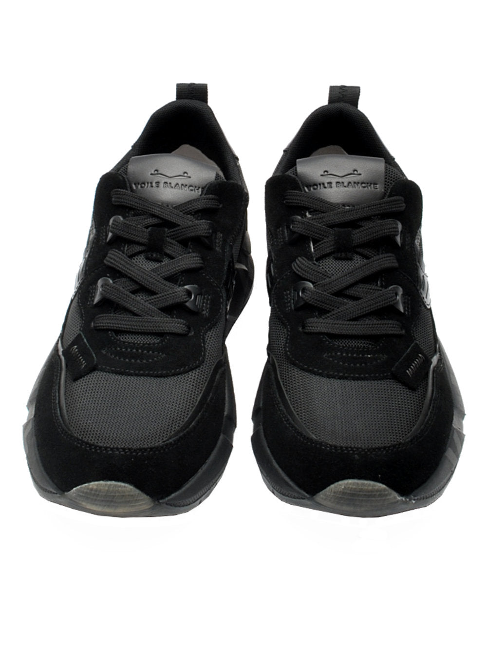 Sneakers Voile Blanche Club01 Suede Nylon - Black (Cod. 0a01) ai25 - Calzature Nucca