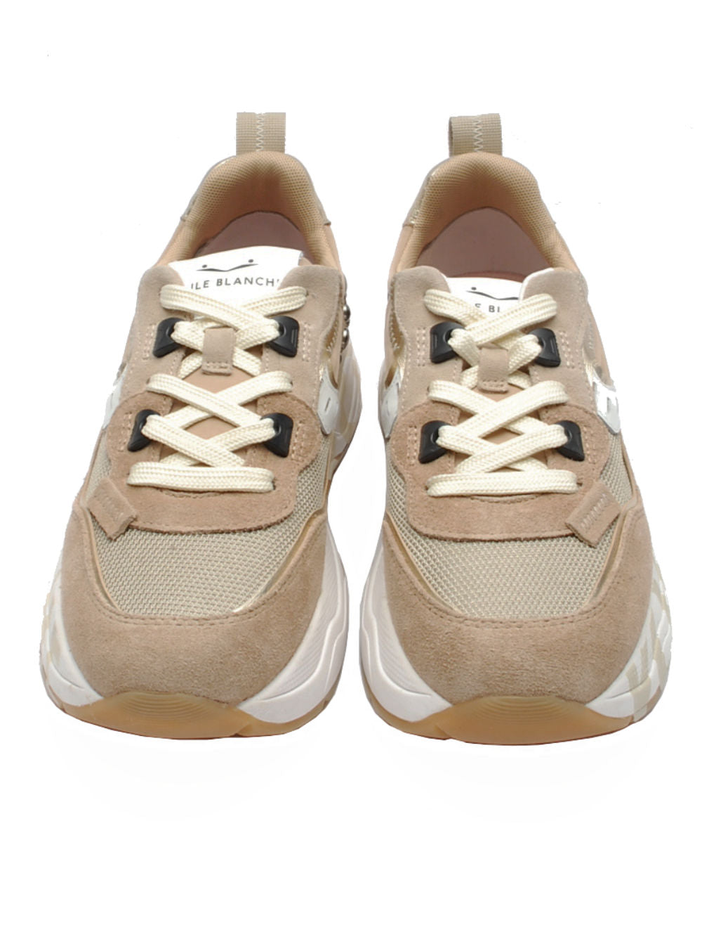 Sneaker Donna Voile Blanche Club 105 - Light Brown Beige (Cod. 4D29) Ai25 - Calzature Nucca