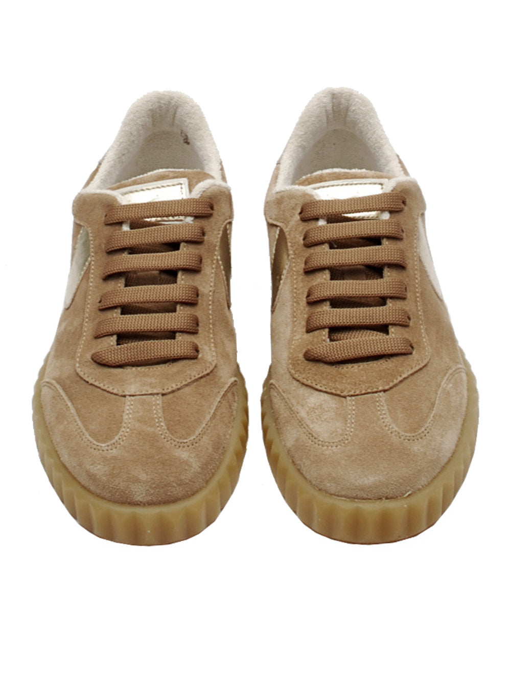 Sneaker Donna Voile Blanche Ines - Light Brown Platinum (Cod. 4D33) Ai25 - Calzature Nucca