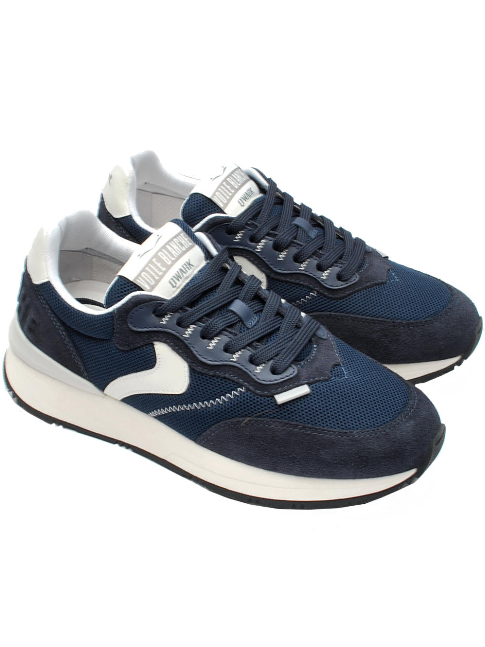 Sneakers Uomo Voile Blanche Qwark Blue Navy (Cod. 3C08) pe25 - Calzature Nucca
