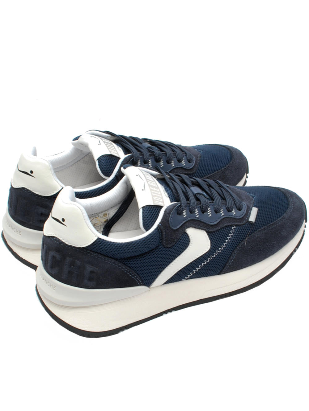 Sneakers Uomo Voile Blanche Qwark Blue Navy (Cod. 3C08) pe25 - Calzature Nucca