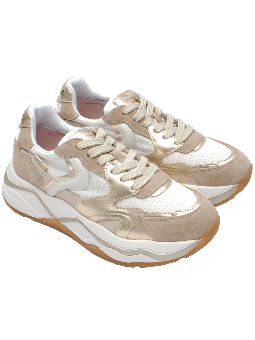 Sneaker Donna Voile Blanche Club 119 - Sand Platinum (Cod. 2D77) Pe26