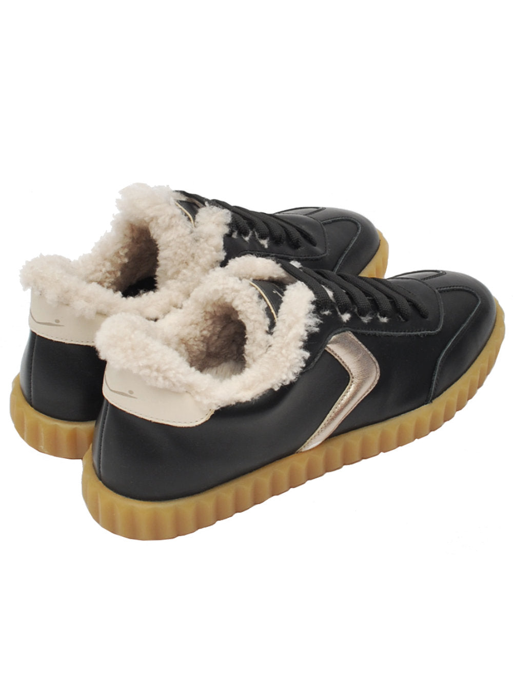 Sneaker Donna Voile Blanche Ines Black Pale Gold (Cod. 1A15) Ai26