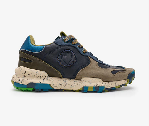 Sneakers Uomo Satorisan Chacrona Pull Up Navy 120118A Ai25 - Calzature Nucca