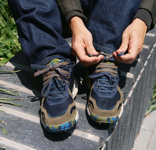 Sneakers Uomo Satorisan Chacrona Pull Up Navy 120118A Ai25 - Calzature Nucca