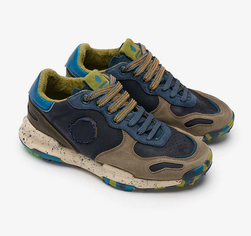 Sneakers Uomo Satorisan Chacrona Pull Up Navy 120118A Ai25 - Calzature Nucca