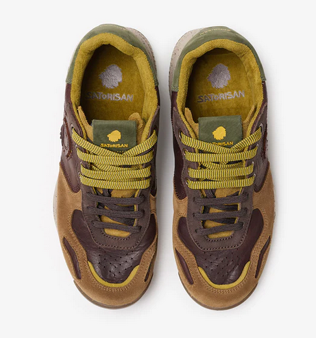 Sneakers Uomo Satorisan Chacrona Pull Up Polo Brown 120118A Ai25 - Calzature Nucca