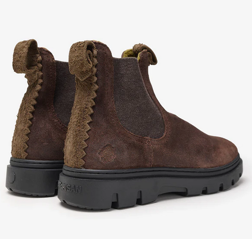 Polacco Uomo Satorisan Unalome Chelsea Walnut 120110A Ai25 - Calzature Nucca