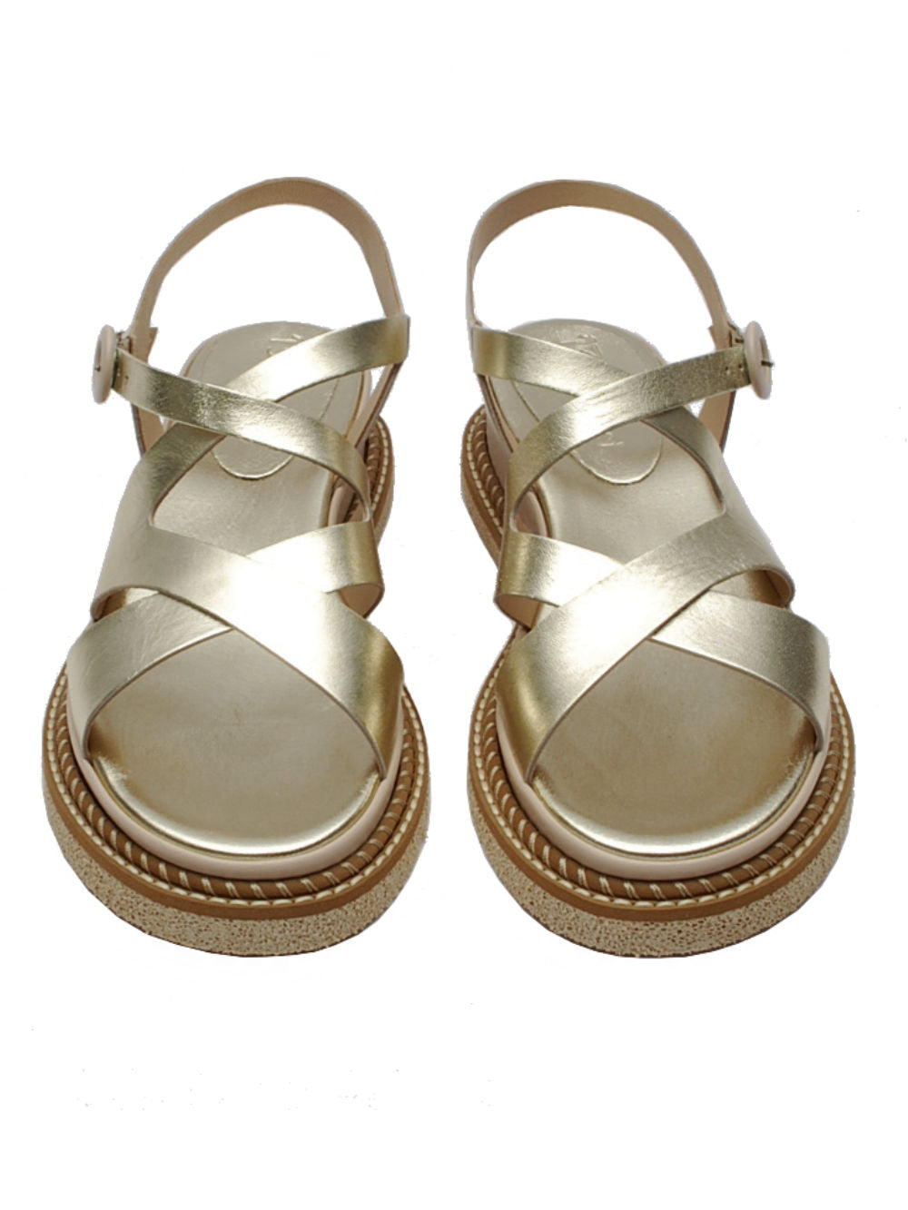 Sandali 13 Vestreet 326 Platino Pe25: Eleganza essenziale con un tocco luminoso