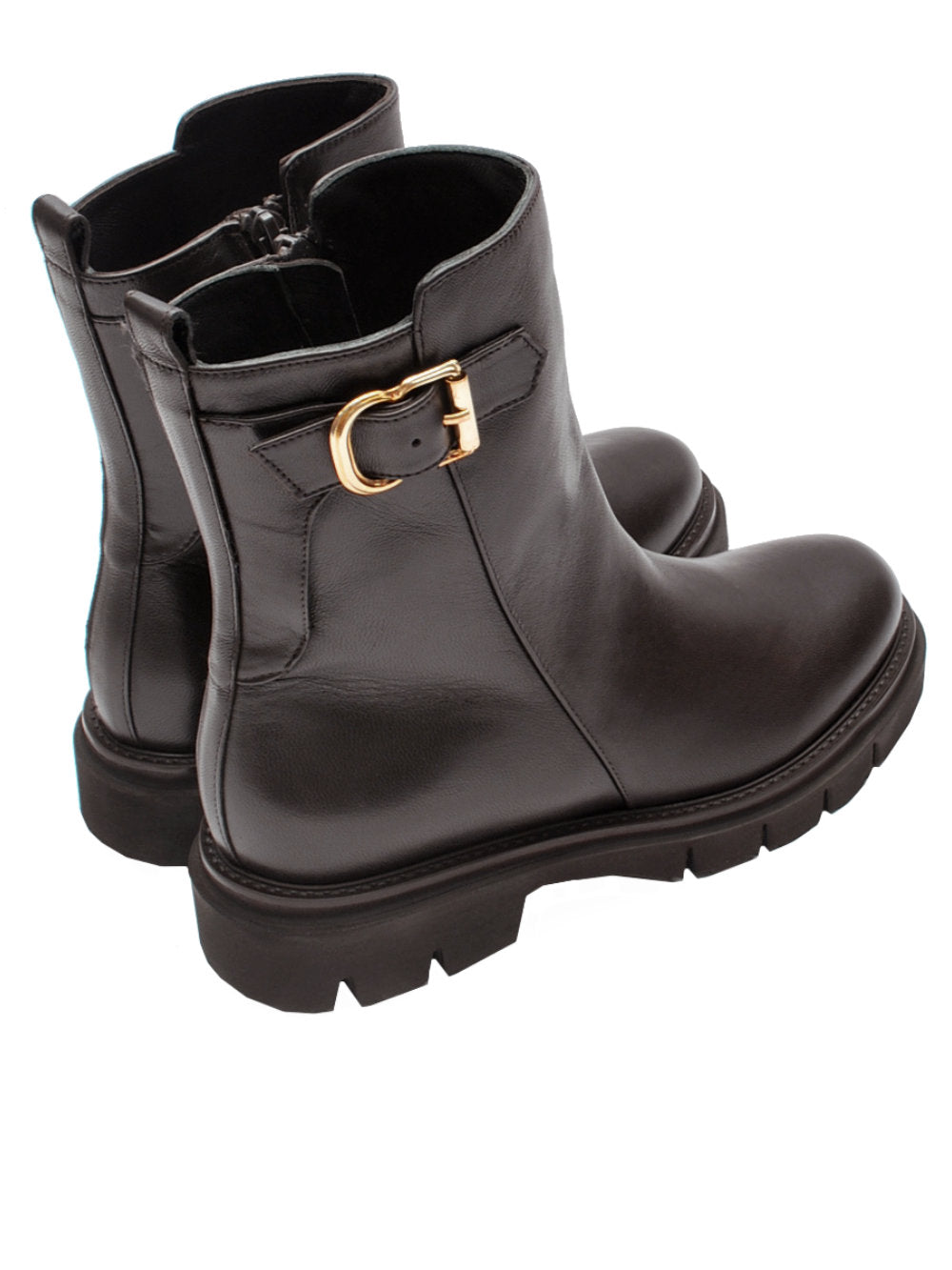 Tronchetto Donna 13 Vestreet 483 Testa di Moro in Nappa - Ai25 Calzature Nucca