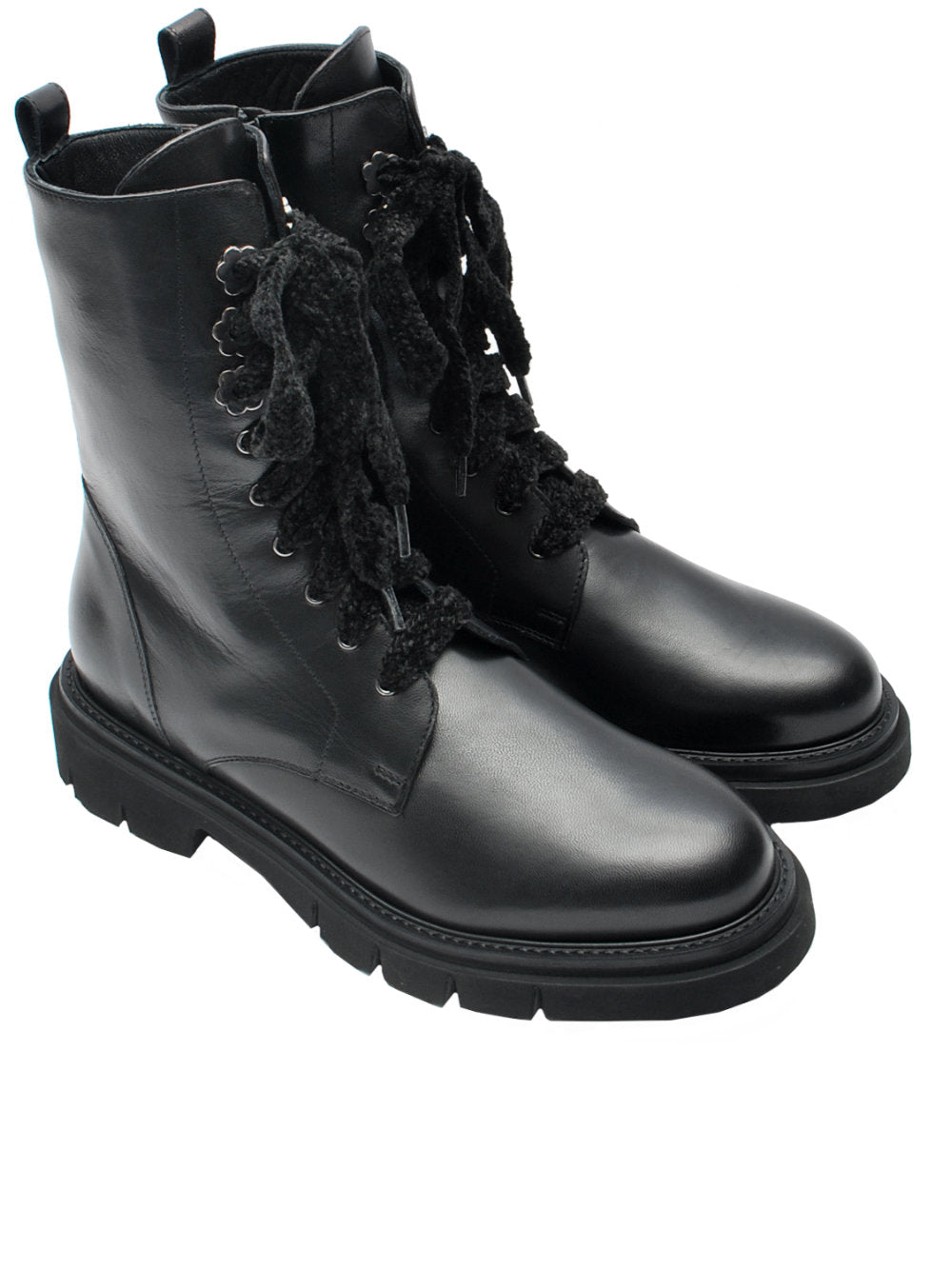 Anfibio Donna 13 Vestreet 574 Nero in Nappa - Ai25 Calzature Nucca
