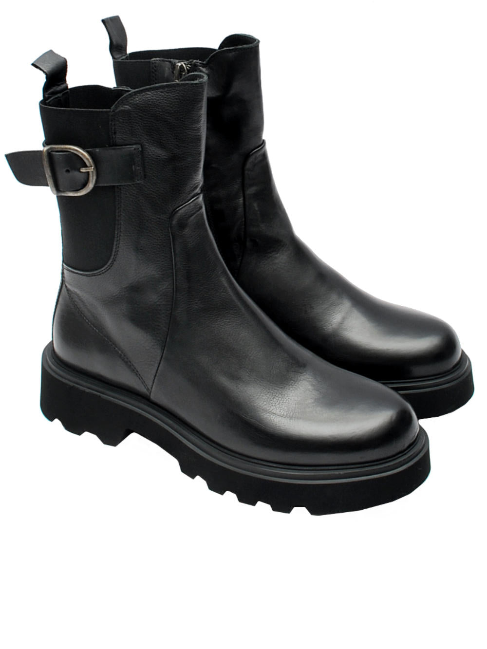 Tronchetto 13 Vestreet 89404 Nero in Nappa - Comfort & Adattabilità Made in Italy