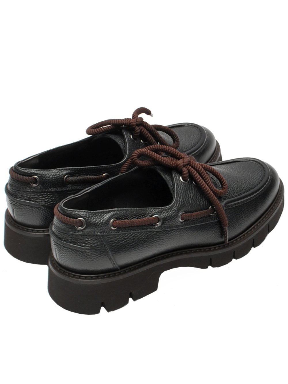 Scarpa Barca Donna 13 Vestreet 112 - Vitello Martellato Nero Ai26