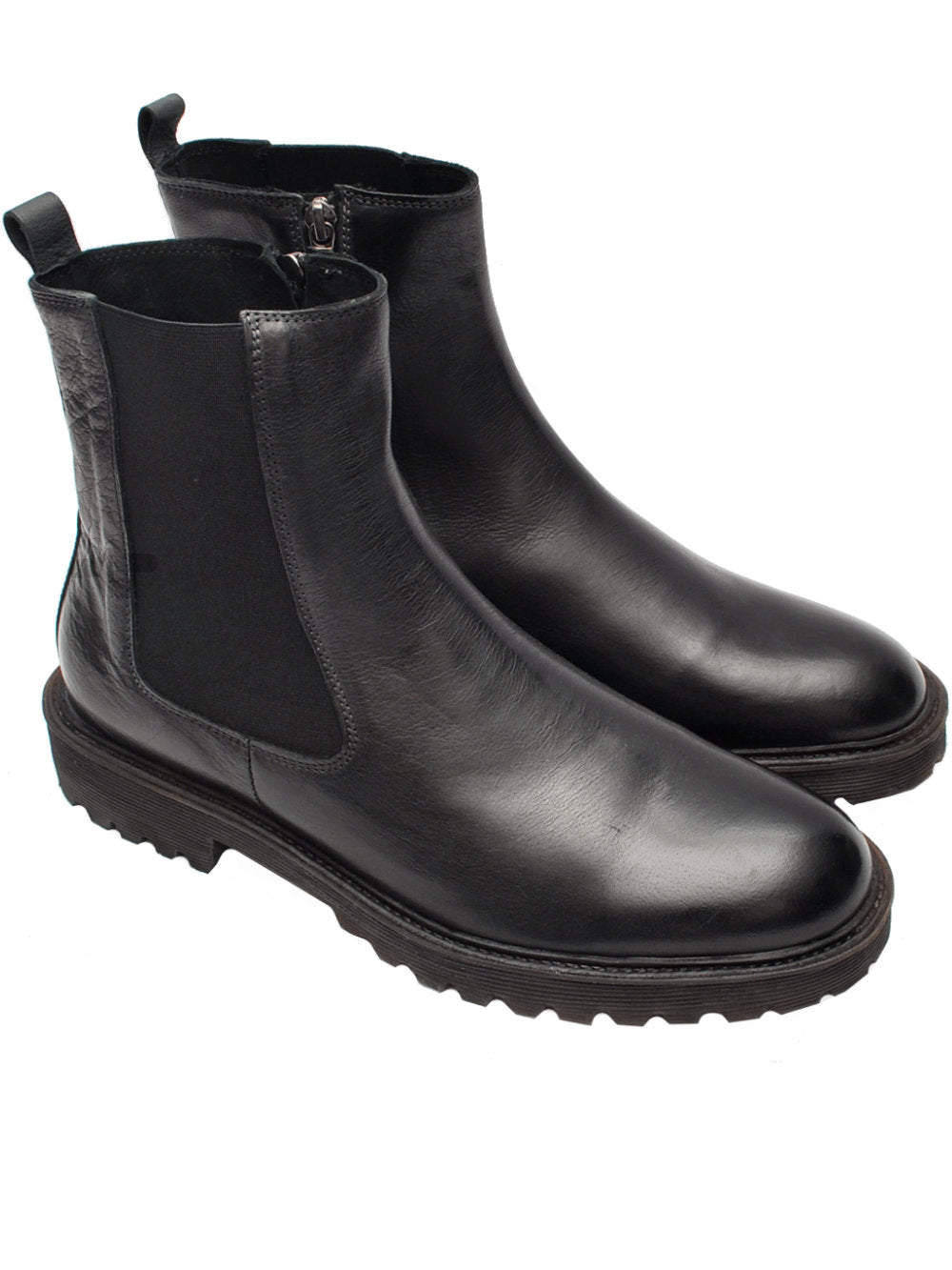 Stivaletto Uomo 13 Vestreet 12708 Vacchetta Nero Ai26