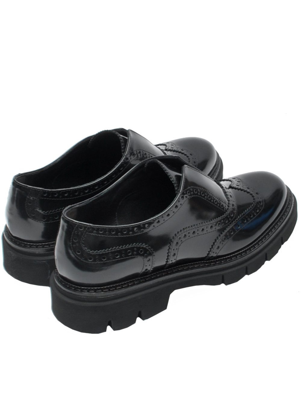 Francesina Donna 13 Vestreet 500 - Vitello Lucido Nero Slip-On Ai25 - Calzature Nucca