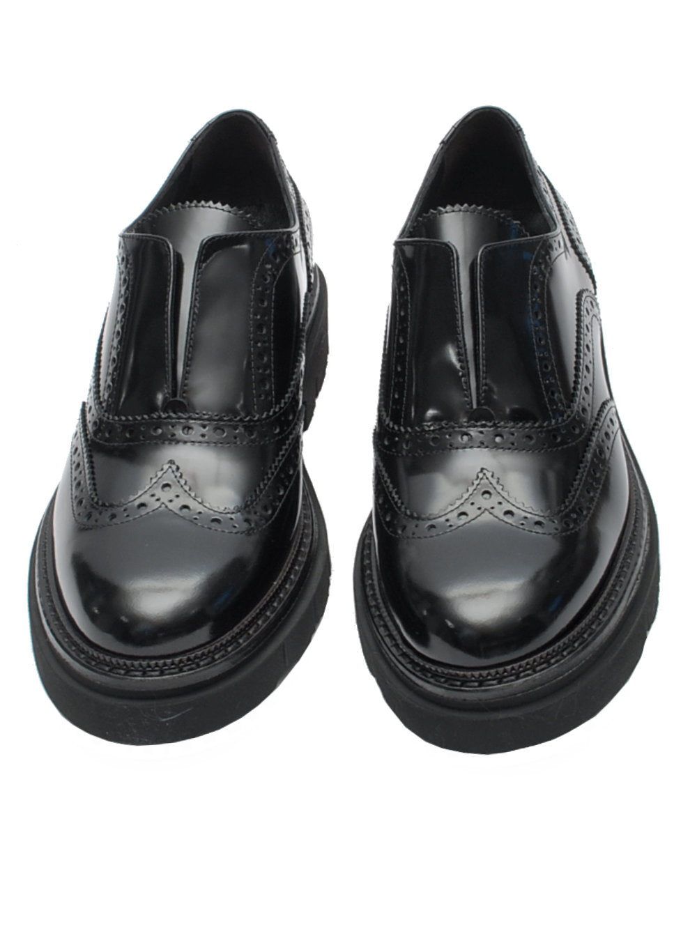 Francesina Donna 13 Vestreet 500 - Vitello Lucido Nero Slip-On Ai25 - Calzature Nucca