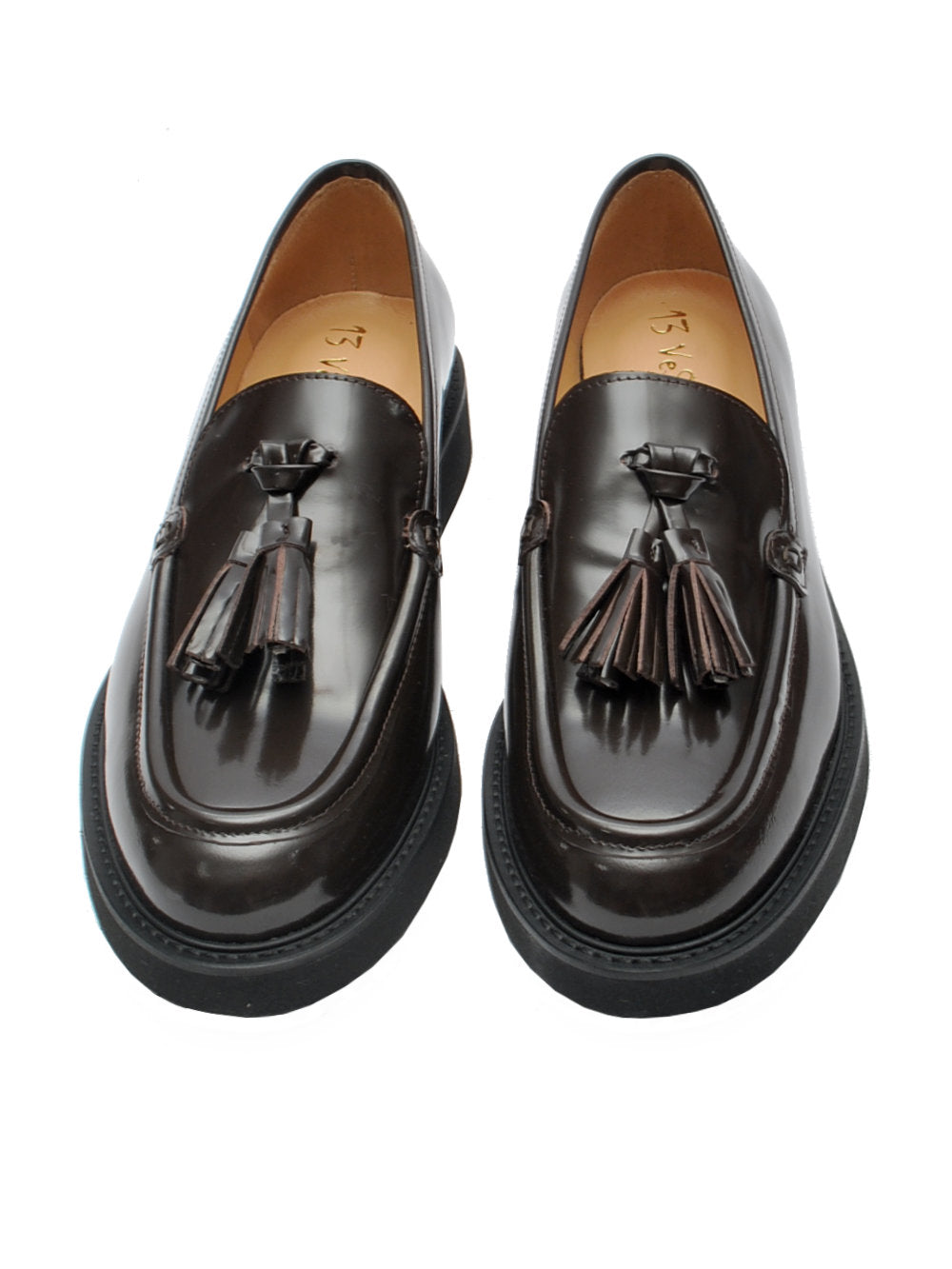 Mocassino Donna 13 Vestreet 591 - Vitello Spazzolato Testa di Moro Ai25 - Calzature Nucca