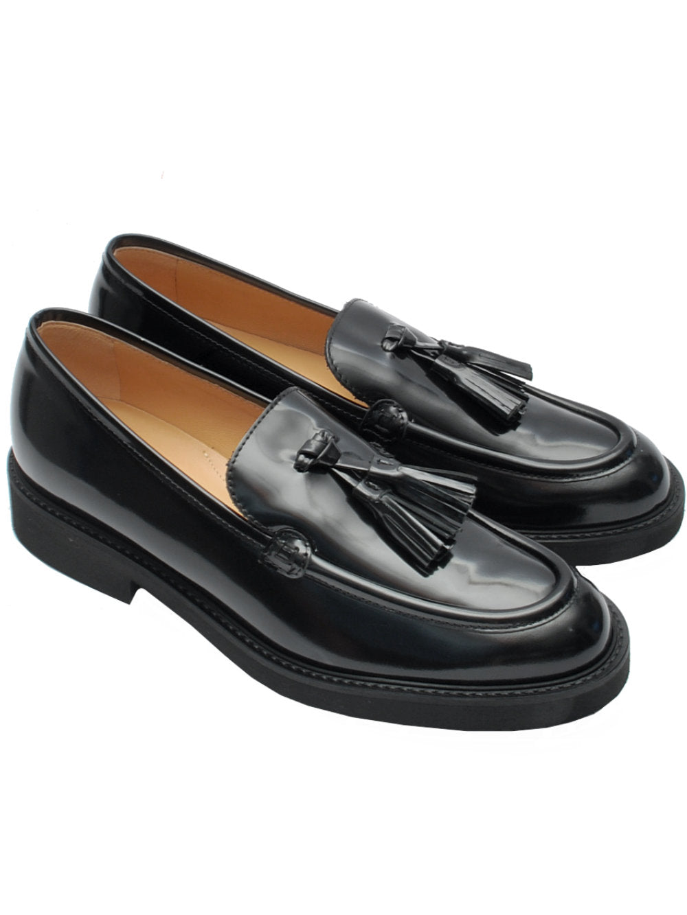 Mocassino Donna 13 Vestreet 591 - Vitello Spazzolato Nero Ai25 - Calzature Nucca