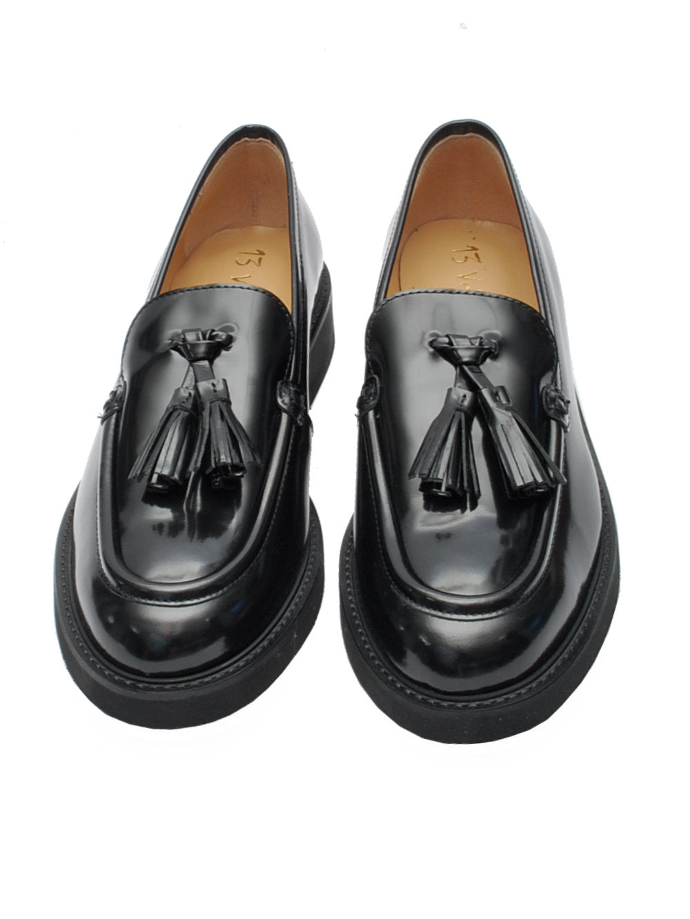 Mocassino Donna 13 Vestreet 591 - Vitello Spazzolato Nero Ai25 - Calzature Nucca