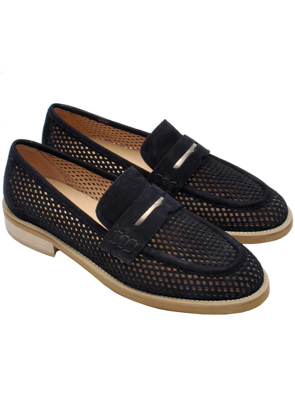 Mocassino Donna 13 Vestreet 826 - Camoscio Blu Pe26