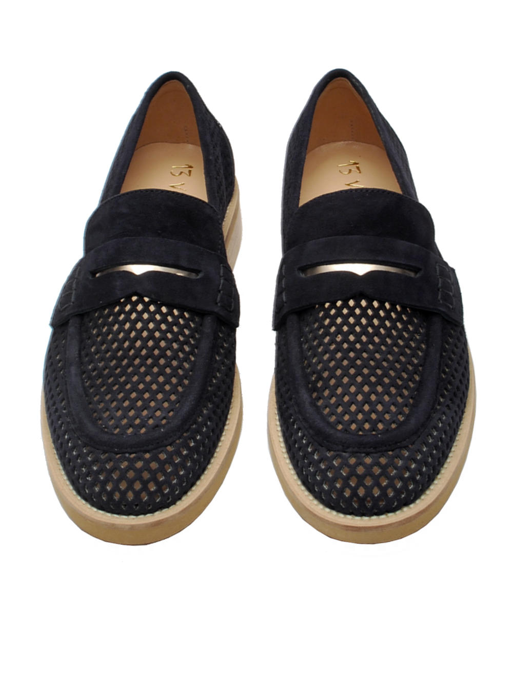 Mocassino Donna 13 Vestreet 826 - Camoscio Blu Pe26