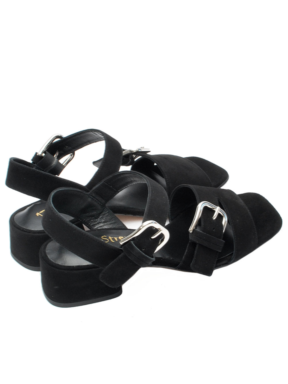 Sandalo 13 Vestreet 491 Camoscio Nero Pe26