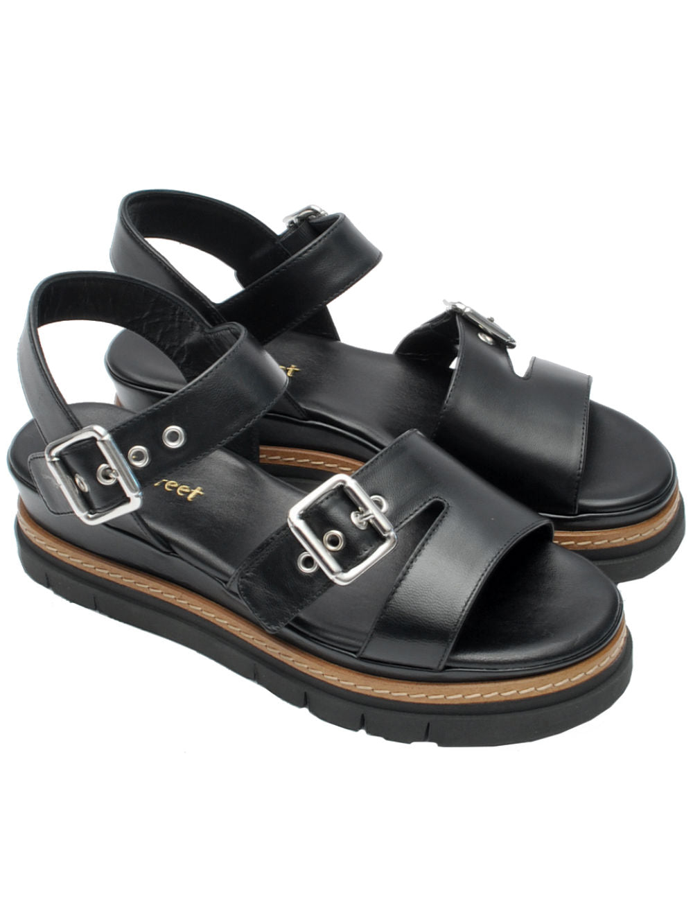 Sandalo 13 Vestreet 831 Vitello Nero Pe26