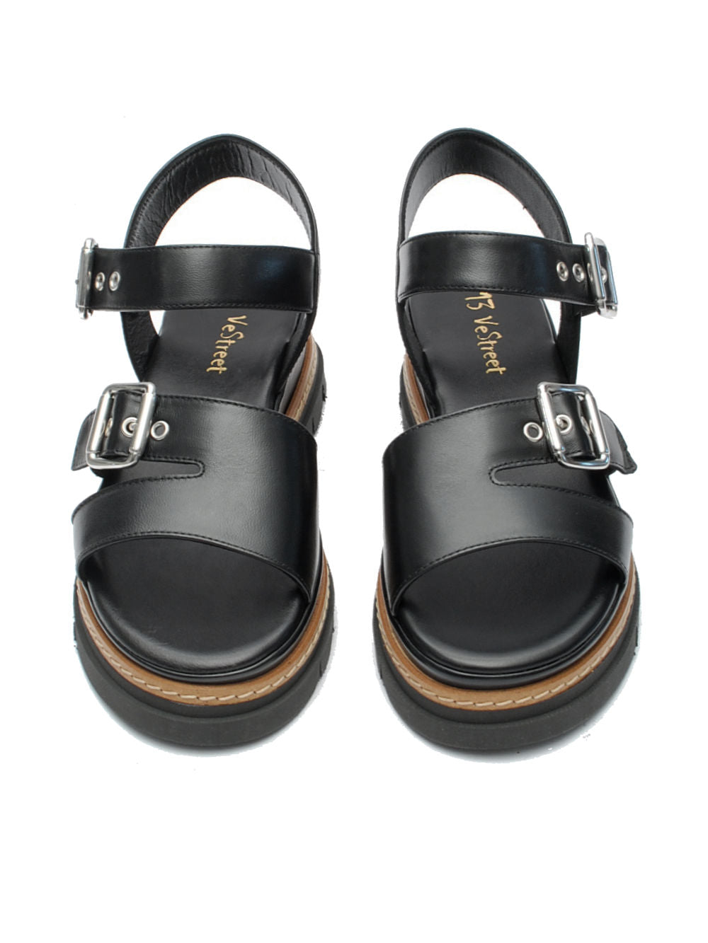 Sandalo 13 Vestreet 831 Vitello Nero Pe26