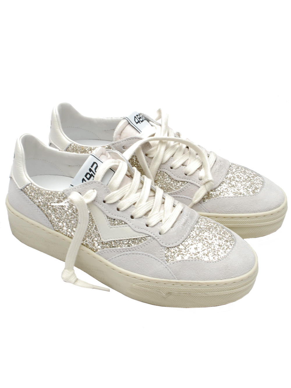 Sneakers Donna 4B12 Hyper D4003 Glitter Champagne Pe26