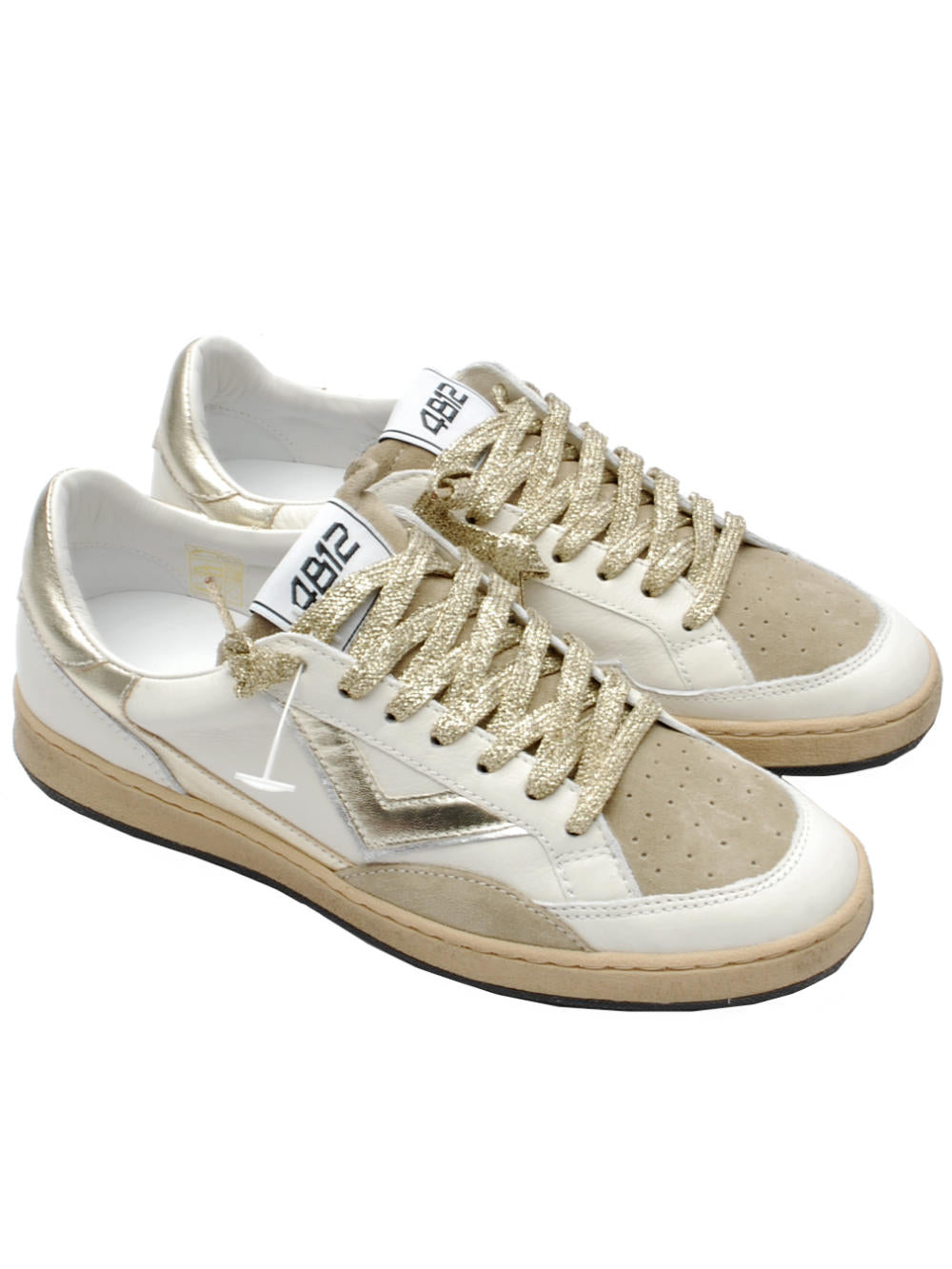 Sneakers Donna 4B12 Playnew D2003 Platinum Pe26