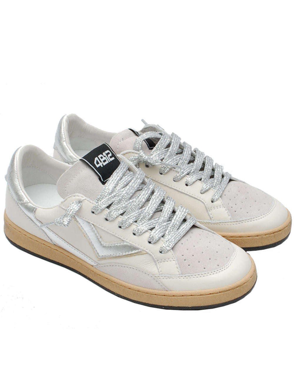 Sneakers Donna 4B12 Playnew D2004 Silver Pe26